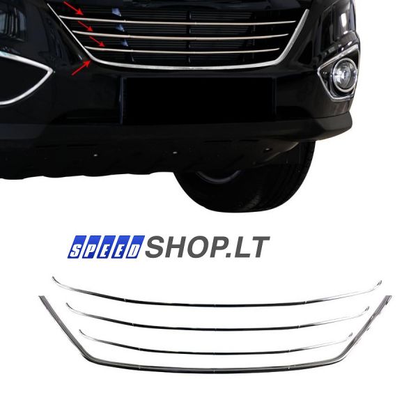 HYUNDAI IX35 chromuota grotelių apdaila